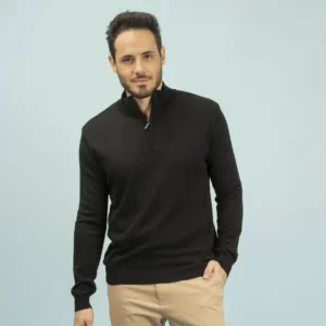 pull col zippé quarter zip jumper