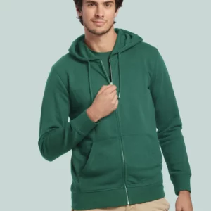 sweat shirt capuche zippé unisexe made in france coton biologique certifié ocs les filosophes